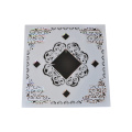 6.5MM 7MM Art Deco Flower Pattern Hot Stamping Board Price LOW Panel Wall PVC for Ceiling